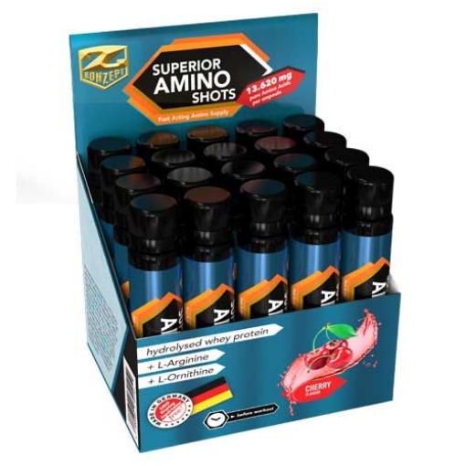 Slika SUPERIOR AMINO SHOTS - 20X25ML KZ