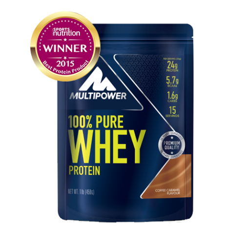 Slika 100% Pure Whey Protein - 450g - Kave Karamela MPower