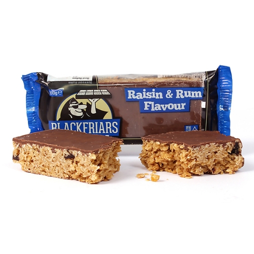 Slika Energijska ploščica FlapJack - 110g Rozine in Rum