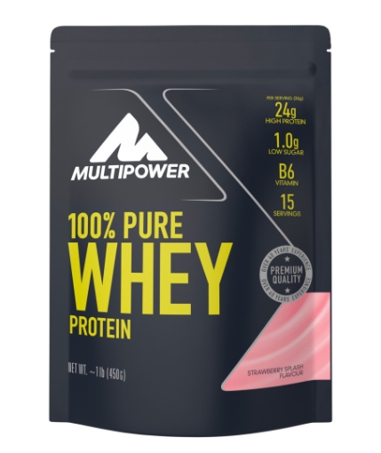 Slika 100% Pure Whey Protein - 450g - Okus Jagode MPower