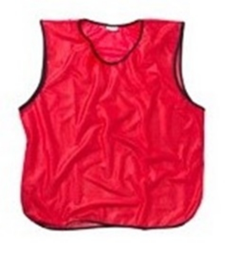 Slika Rdeča majica brez rokavov za odrasle - TeamSport