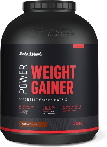 Slika Power Weight Gainer 4750g - Vanilija Body Attack