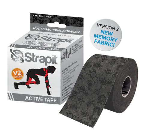 Slika DYNAMIC ACTIVETAPE 5CM x 5M  - ČRN/ČRN