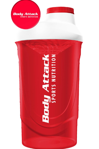 Slika RDEČO-BELI MEŠALEC 600 ML BODY ATTACK