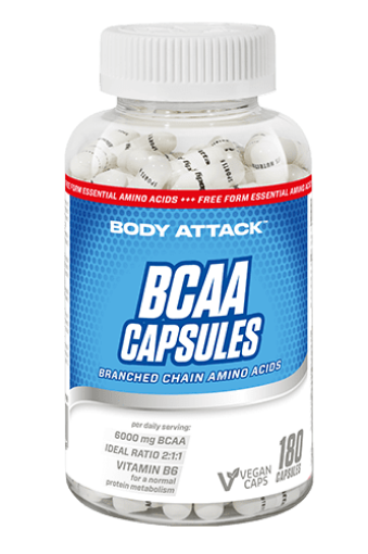 Slika BCAA 180 Kapsul - Body Attack