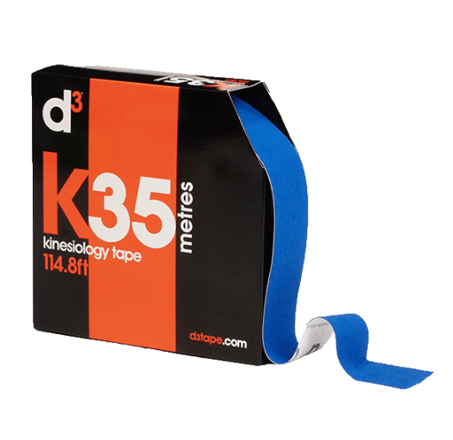 Slika K6.0 Kinezio Trak Kraljevsko Modra 5cm x 35m - d3Tape